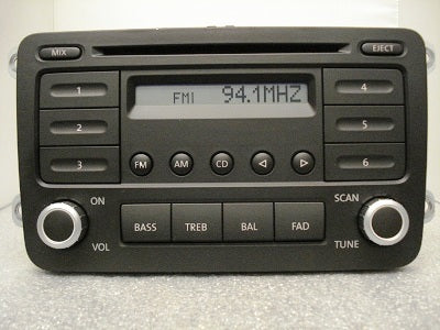 VW Volkswagen Jetta Passat Rabbit Golf GTI PREMIUM 7 CD Player Radio 1K0035161A 2005 2006 2007 2008 2009 OEM