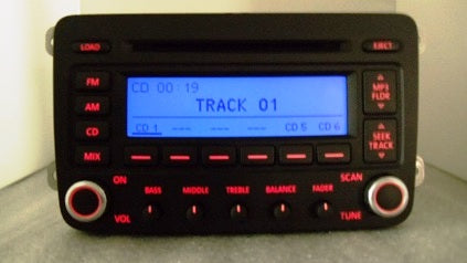 2005 - 2009 VW VOLKSWAGEN Golf GTI Jetta Passat Rabbit EOS OEM Radio 6 Disc Changer MP3 CD Player Receiver
