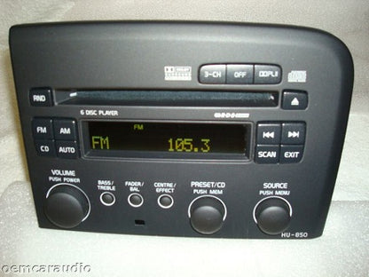 05 06 07 08 Volvo HU-850 S80 Radio 6 Disc CD Changer Player OEM RDS 2005 2006 30737705-1