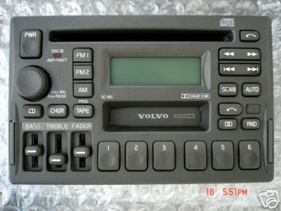 Volvo SC-816 Radio Tape CD Player 850 960 V70 S70 V40 S40 S90 V90 1993 1994 95 1996 1997 98 99 2000