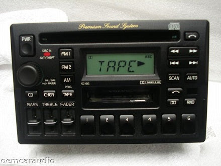 Volvo SC-816 Radio Tape CD Player 850 960 V70 S70 V40 S40 S90 V90 1993 1994 95 1996 1997 98 99 2000 3533924-1 BLACK