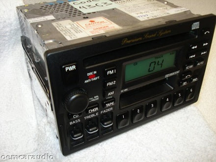 Volvo SC-816 Radio Tape CD Player 850 960 V70 S70 V40 S40 S90 V90 1993 1994 95 1996 1997 98 99 2000 3533924-1 BLACK