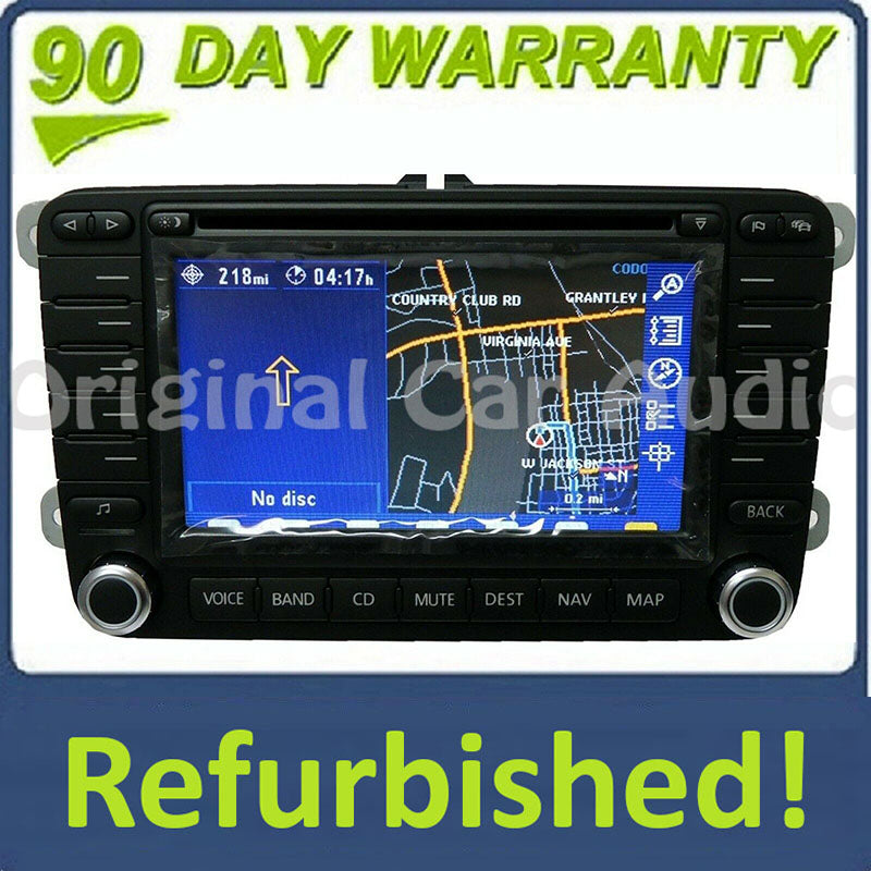 Refurbished 2005 2006 2007 2008 2009 Volkswagen Jetta Passat Rabbit Golf GTI EOS Tiguan OEM Navigation GPS Radio Stereo DVD LCD Screen Display Screen
