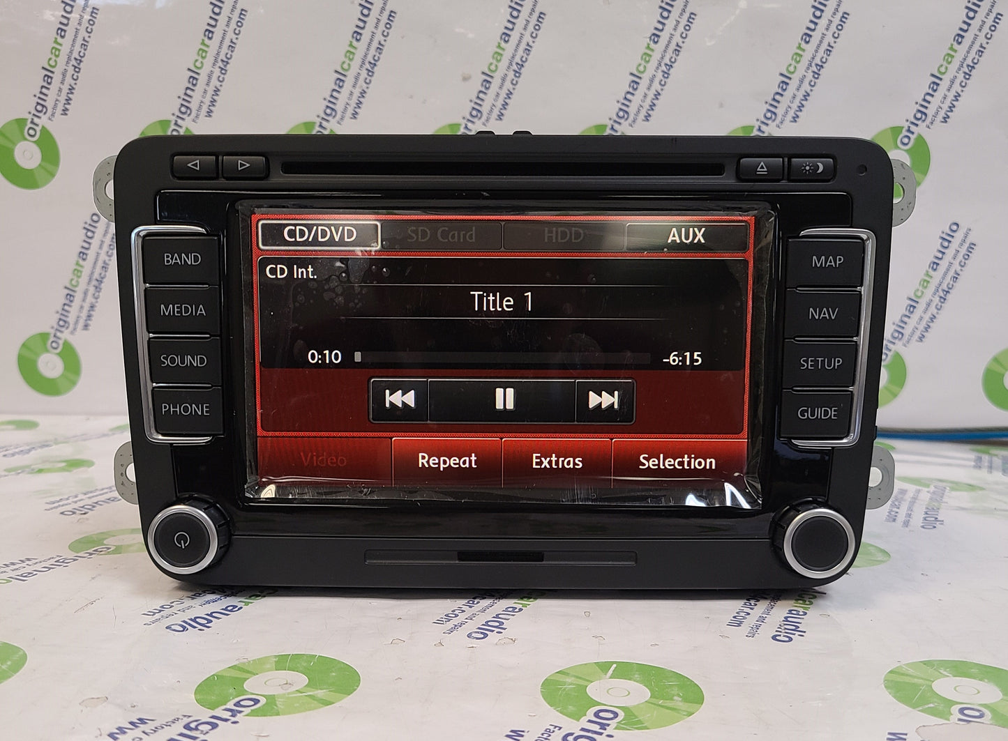 Refurbished  2010 2011 2012 2013 2014 Volkswagen OEM RNS-510 Navigation GPS Touch Screen Radio AM FM MP3 CD Player Bluetooth