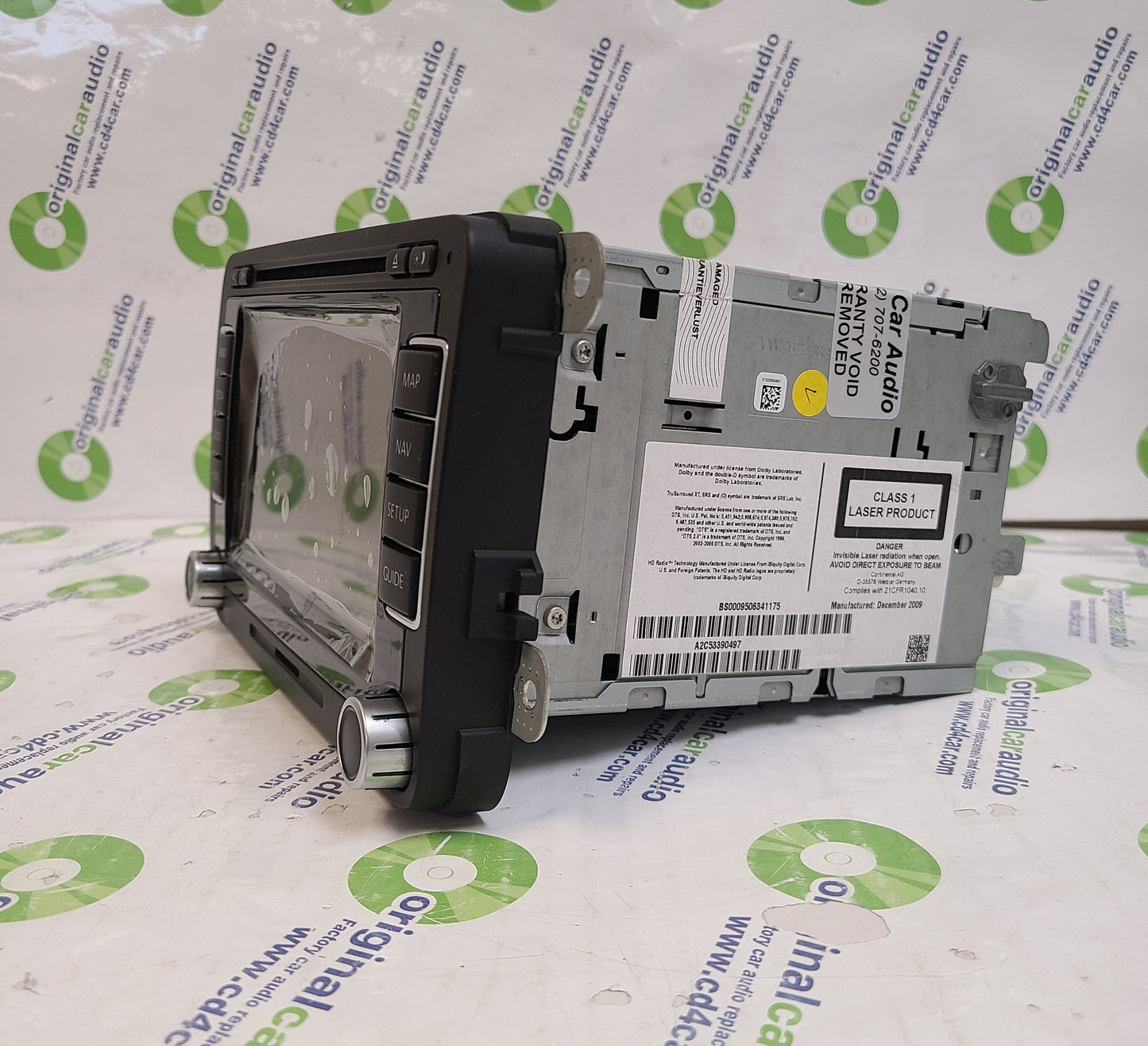 Refurbished  2010 2011 2012 2013 2014 Volkswagen OEM RNS-510 Navigation GPS Touch Screen Radio AM FM MP3 CD Player Bluetooth