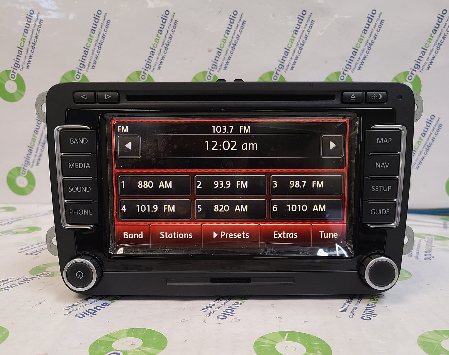 Refurbished  2010 2011 2012 2013 2014 Volkswagen OEM RNS-510 Navigation GPS Touch Screen Radio AM FM MP3 CD Player Bluetooth