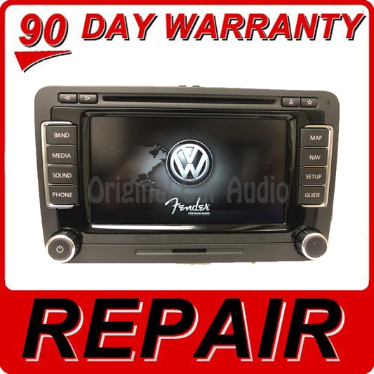 Repair Your  2010 - 2015 VW Volkswagen Fender OEM Navigation Radio CD Player Mainboard Repair Service