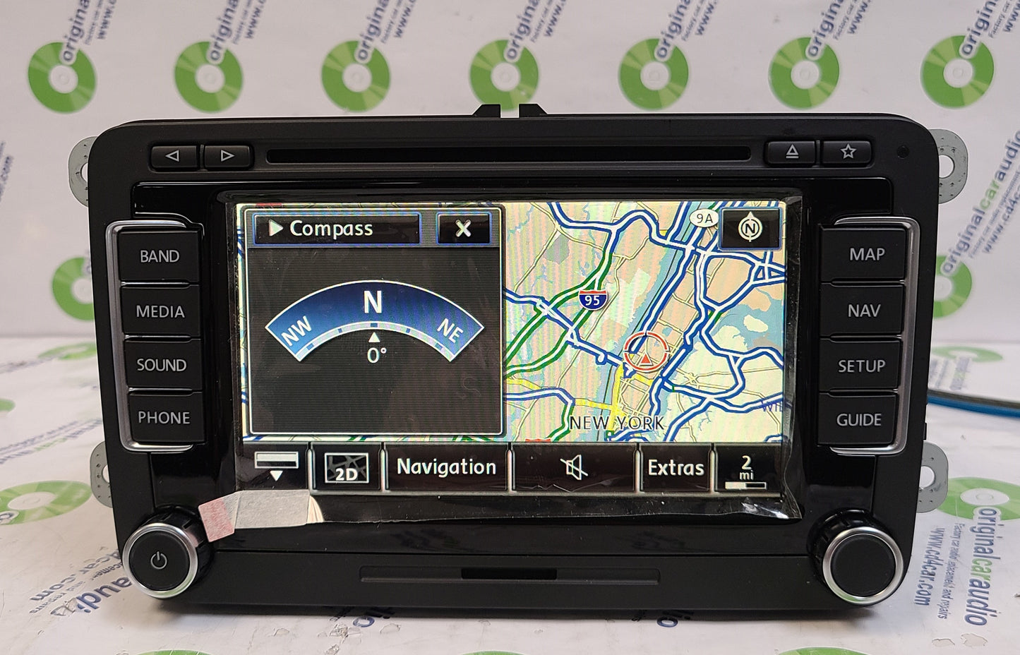Remanufactured 2010 - 2015 Volkswagen VW Jetta Passat OEM Fender Premium Sound RNS-510 Navigation GPS Touch Screen Radio Receiver