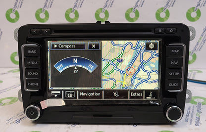 Remanufactured 2010 - 2015 Volkswagen VW Jetta Passat OEM Fender Premium Sound RNS-510 Navigation GPS Touch Screen Radio Receiver