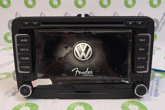 Remanufactured 2010 - 2015 Volkswagen VW Jetta Passat OEM Fender Premium Sound RNS-510 Navigation GPS Touch Screen Radio Receiver