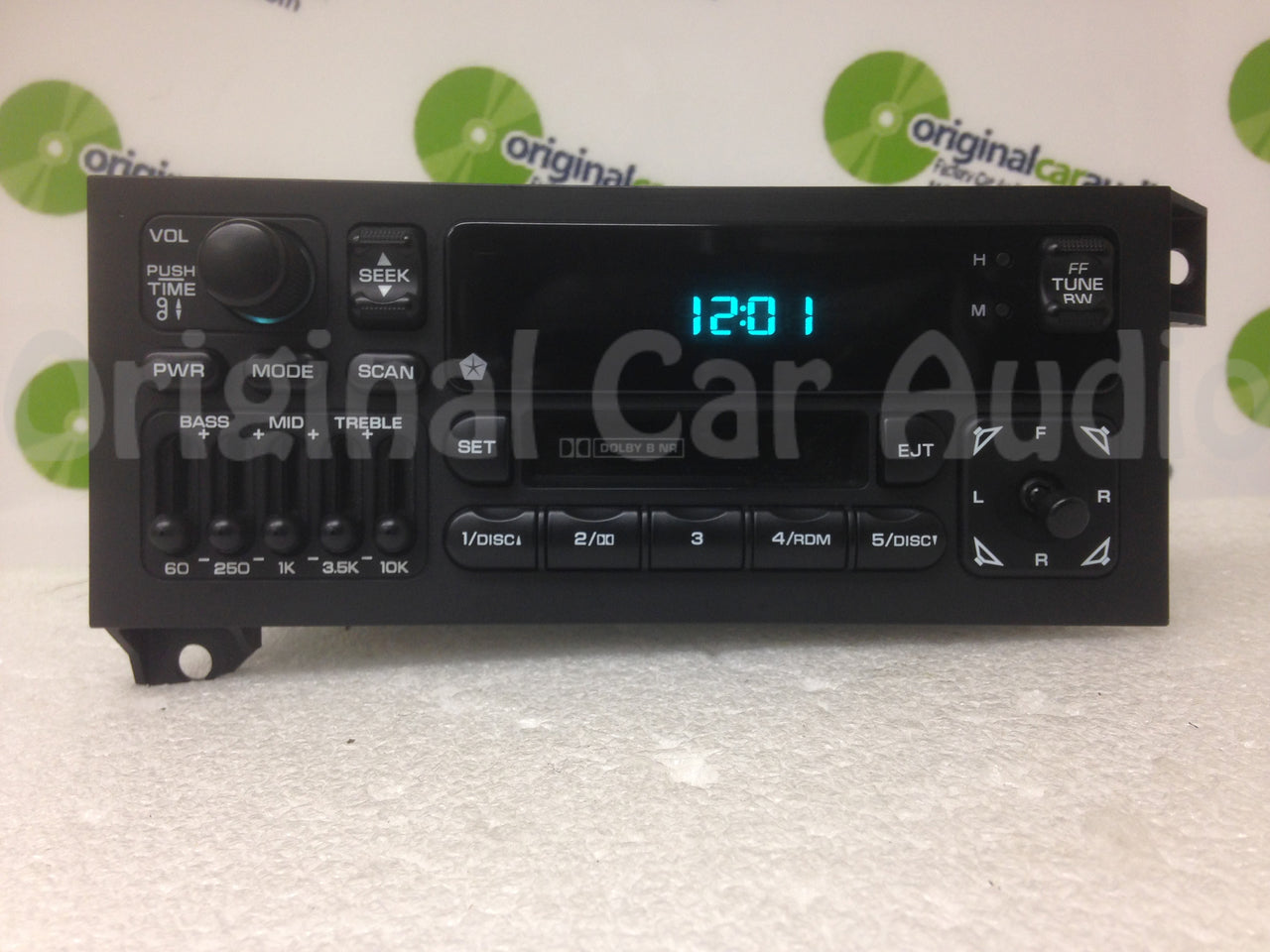 1987 - 2003 CHRYSLER DODGE JEEP OEM INFINITY CASSETTE PLAYER AM FM RADIO EQUALIZER RECEIVER