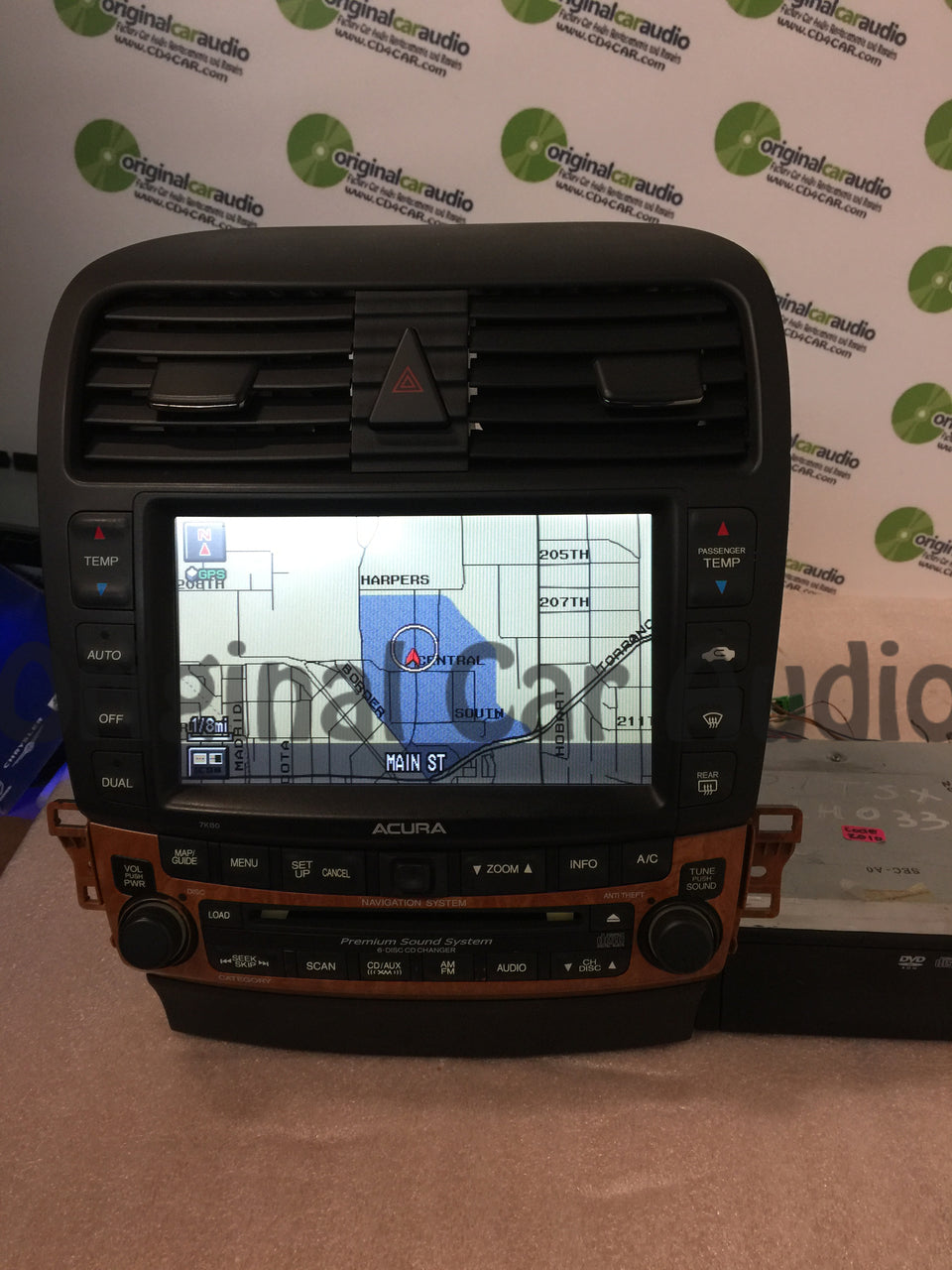 ACURA TSX Navigation GPS Radio Stereo 6 Disc Changer CD Player XM 7KR0 2005 2006 2007 2008 OEM