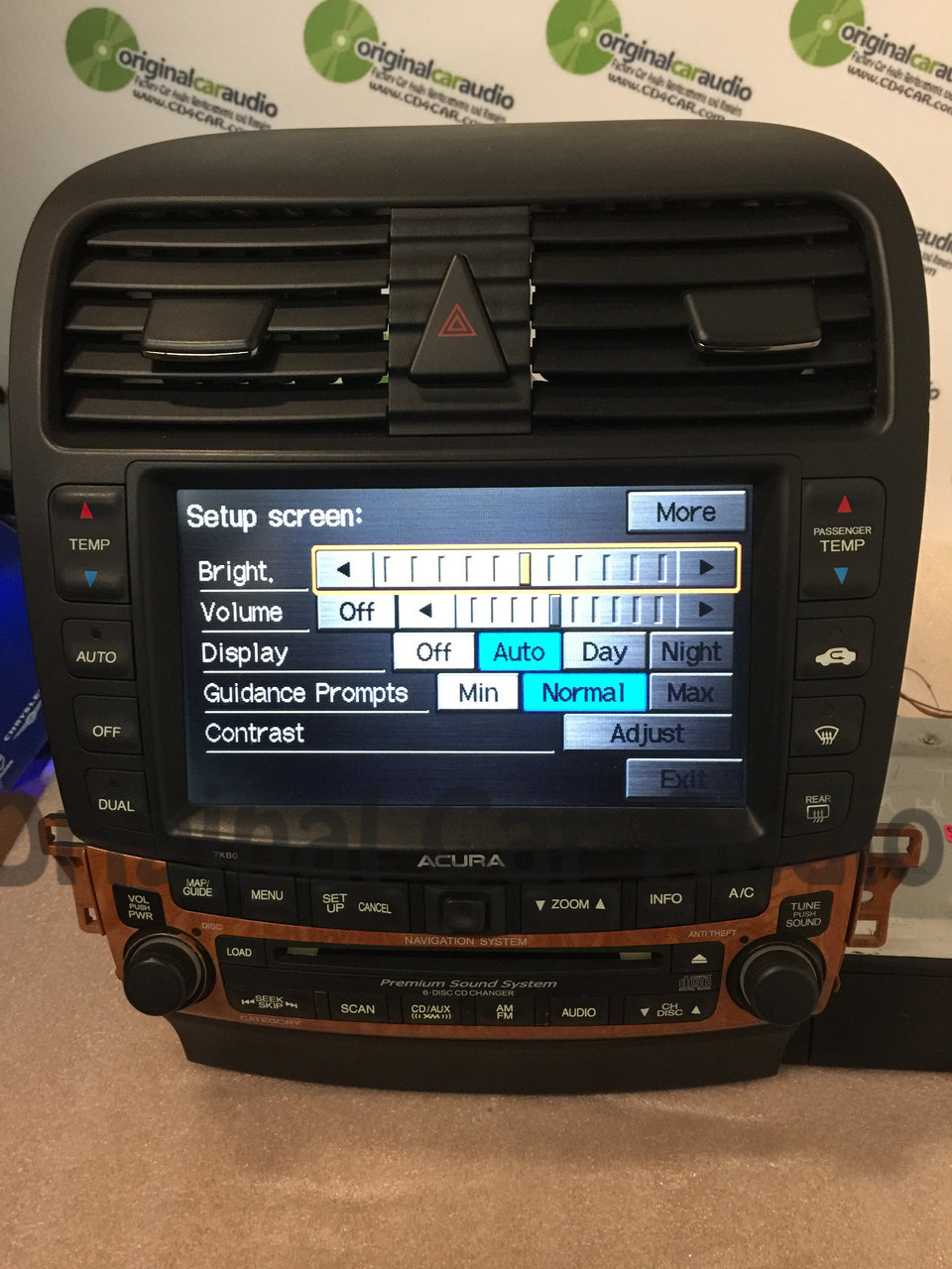 Acura TSX Navigation System GPS Radio 6 CD Player 7GB0 OEM