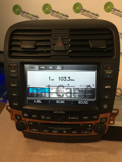 ACURA TSX Navigation GPS Radio Stereo 6 Disc Changer CD Player XM 7KR0 2005 2006 2007 2008 OEM