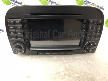 Refurbished 2005 2006 2007 2008 Mercedes Benz SL Class OEM W230 radio Navigation GPS CD Player AM FM
