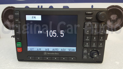 Mercedes-Benz navigation radio CD tape player display screen  A 163 820 19 86
