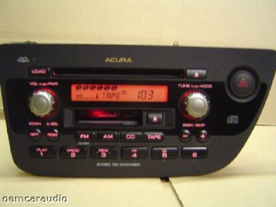 2002-2006 Acura RSX Radio Cassette 6 CD Player 1TJ3, 39100-S6M-6100, 39100 S6M 6100, 39100S6M6100
