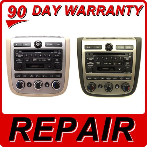 REPAIR NISSAN Murano Radio 6 Disc BOSE Changer 03 04 05 06 07 FIX