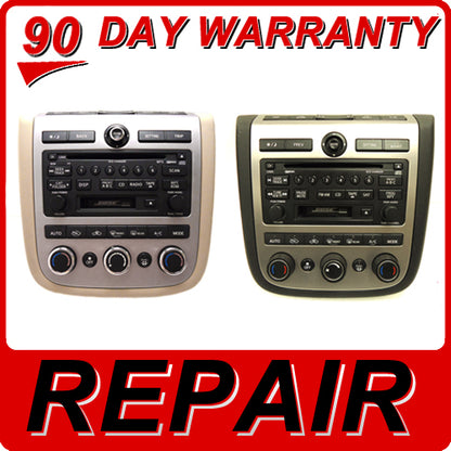 REPAIR NISSAN Murano Radio 6 Disc BOSE Changer 03 04 05 06 07 FIX