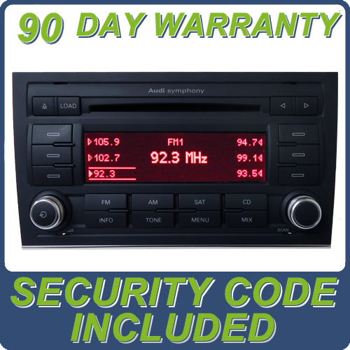 AUDI A4 S4 Symphony Radio Stereo 6 Disc Changer CD Player 8E0 035 195 AC 2006 2007 2008 2009