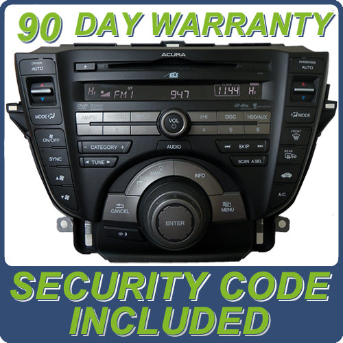 2009 - 2011 Acura TL OEM Navigation Gracenote AM FM CD Player Receiver 3BB0, 3PB0