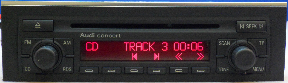 AUDI A4 S4 AM FM radio with CD player