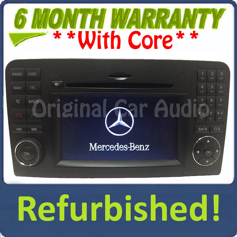 Refurbished 2008 - 2012 Mercedes-Benz ML GL Class OEM Factory Navigation Bluetooth GPS Radio CD Player
