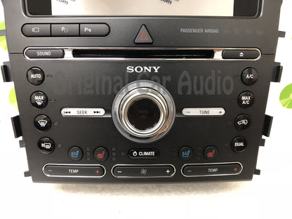 2016 - 2017 Ford Explorer OEM Sony Premium Sound Radio Climate Control Panel BEZEL ONLY