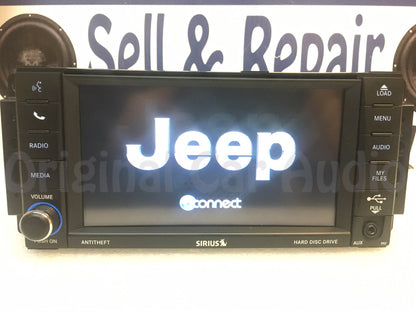 Refurbished 2007 - 2019 DODGE JEEP CHRYSLER OEM High-Speed MyGig UConnect Radio CD DVD MP3 Player RBZ