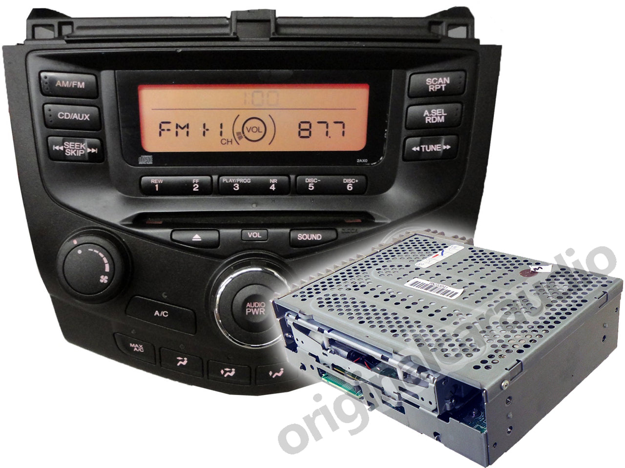 03 04 05 06 2007 Honda Accord 1 CD BLOCK COMPONENT 2AC0, 2AC1, 2AC2, 2AA0, 2AA1, 2AA2, 2AX0, 2AX1