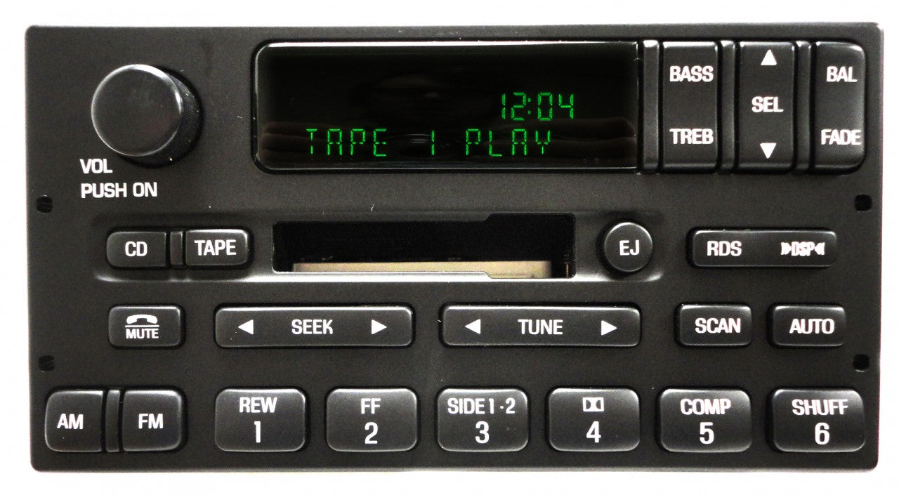 LINCOLN & TOWN CAR AM FM Tape Player Audiophile 1998-2000