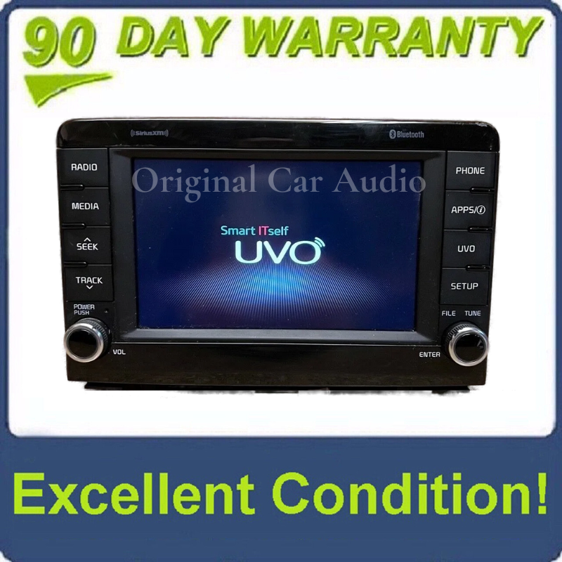 2018 - 2020 Kia Rio AM FM Radio Receiver w/Display Bluetooth Player OEM