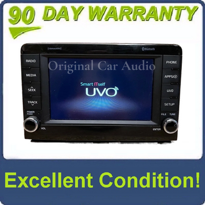 2018 - 2020 Kia Rio AM FM Radio Receiver w/Display Bluetooth Player OEM