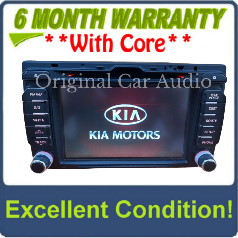 12-15 Kia Rio OEM Navigation GPS Satellite Display CD Radio Receiver Bluetooth