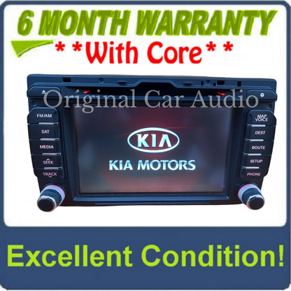 12-15 Kia Rio OEM Navigation GPS Satellite Display CD Radio Receiver Bluetooth