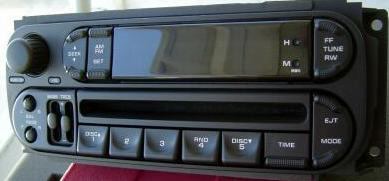 2002 - 2007 Chrysler Dodge Jeep OEM AM FM Radio CD Player Receiver RBK