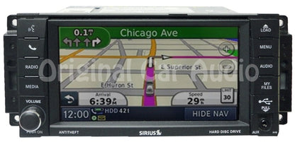 2007 - 2020 Chrysler Dodge Jeep OEM High Speed Navigation GPS MyGig HDD CD SAT Bluetooth Radio Receiver RHB BLUE