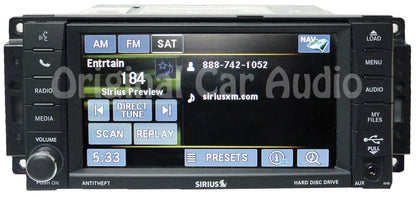 2007 - 2013 JEEP DODGE CHRYSLER MyGig RHB Navigation GPS Radio Stereo AM FM CD Player GREEN
