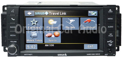 REMANUFACTURED 2007 - 2013 JEEP DODGE CHRYSLER MyGig RHB Navigation GPS Radio Stereo AM FM CD Player