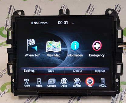 Refurbished  2016 Dodge Durango OEM VP4 NA RA4 Touch Screen U Connect Multi Media Receiver