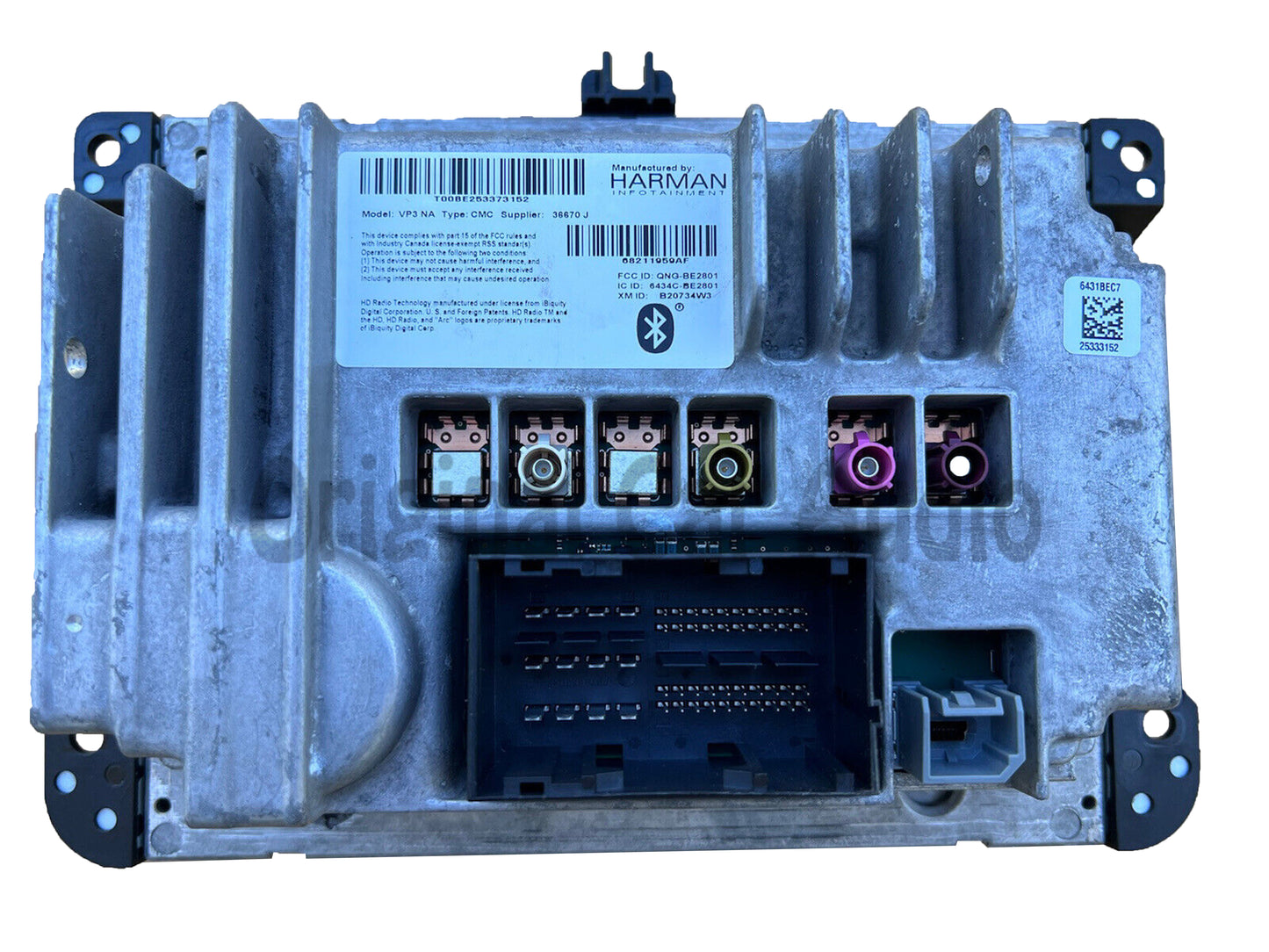2016 - 2017 Jeep Cherokee OEM UConnect VP3 NA Multi Media Bluetooth Sat Radio Receiver