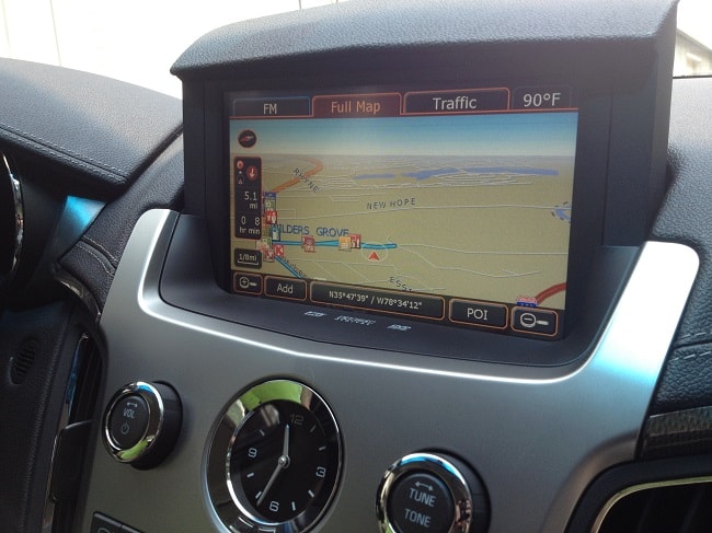 2008 - 2012 Cadillac CTS SRX OEM Navigation Radio Pop Up Touch Screen Display Monitor