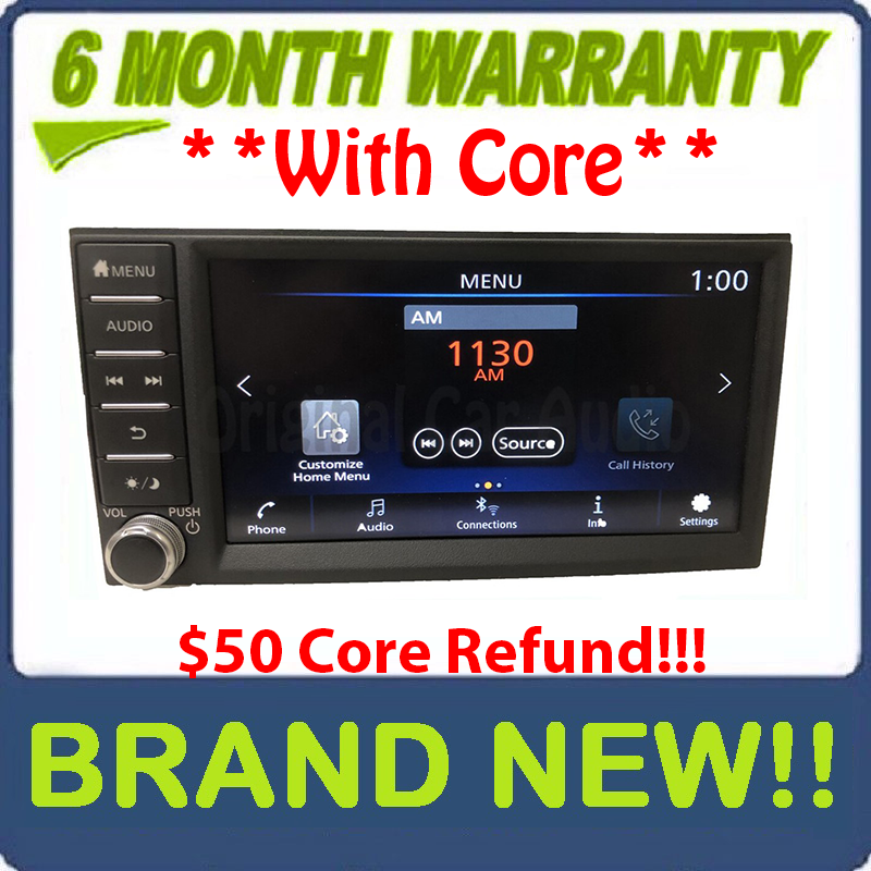 NEW 2018 - 2020 Nissan NV200 Sentra Versa OEM Touch Screen AM FM Bluetooth Multi Media Radio Receiver