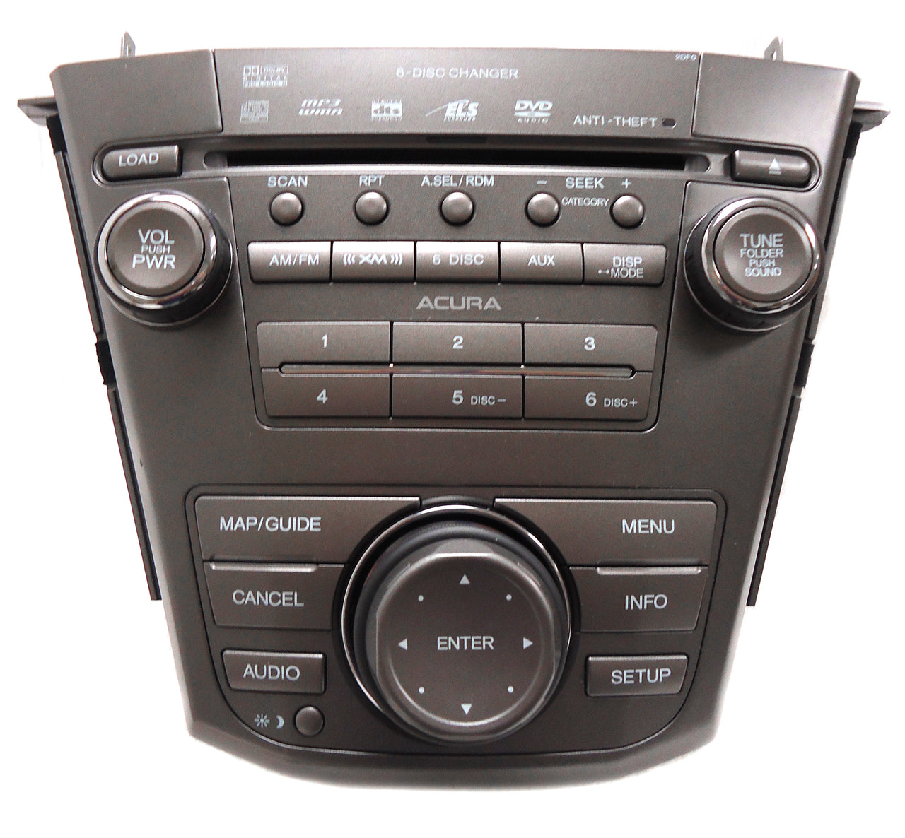ACURA MDX Navigation 2DF0 Radio 6 Disc Changer CD DVD Player