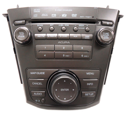 ACURA MDX Navigation 2DF0 Radio 6 Disc Changer CD DVD Player