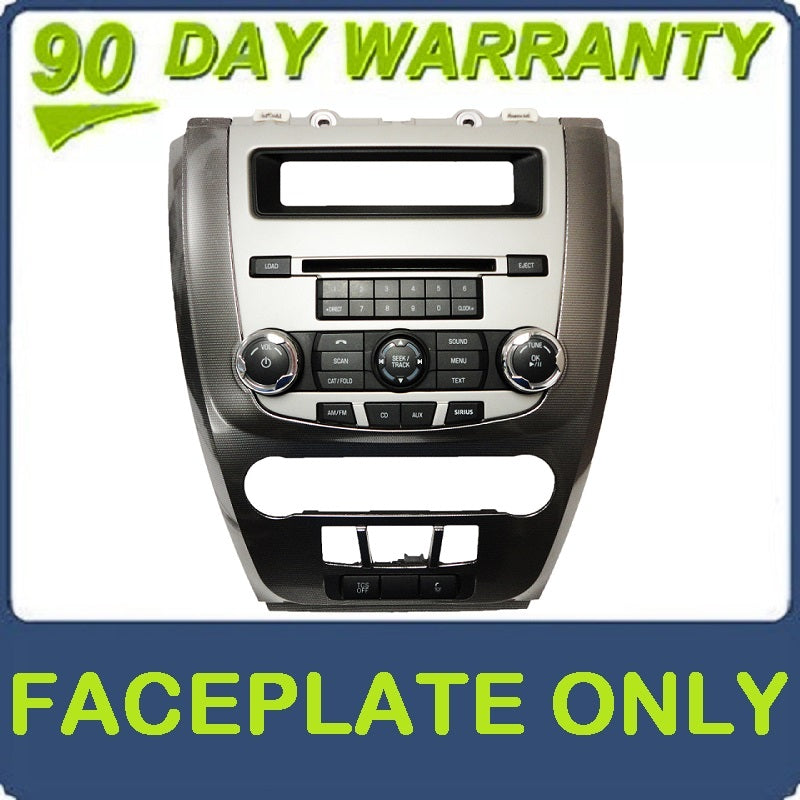 2010 2011 2012 FORD Fusion Mercury Milan DASH RADIO TRIM BEZEL 6CD Carbon Fiber Finish