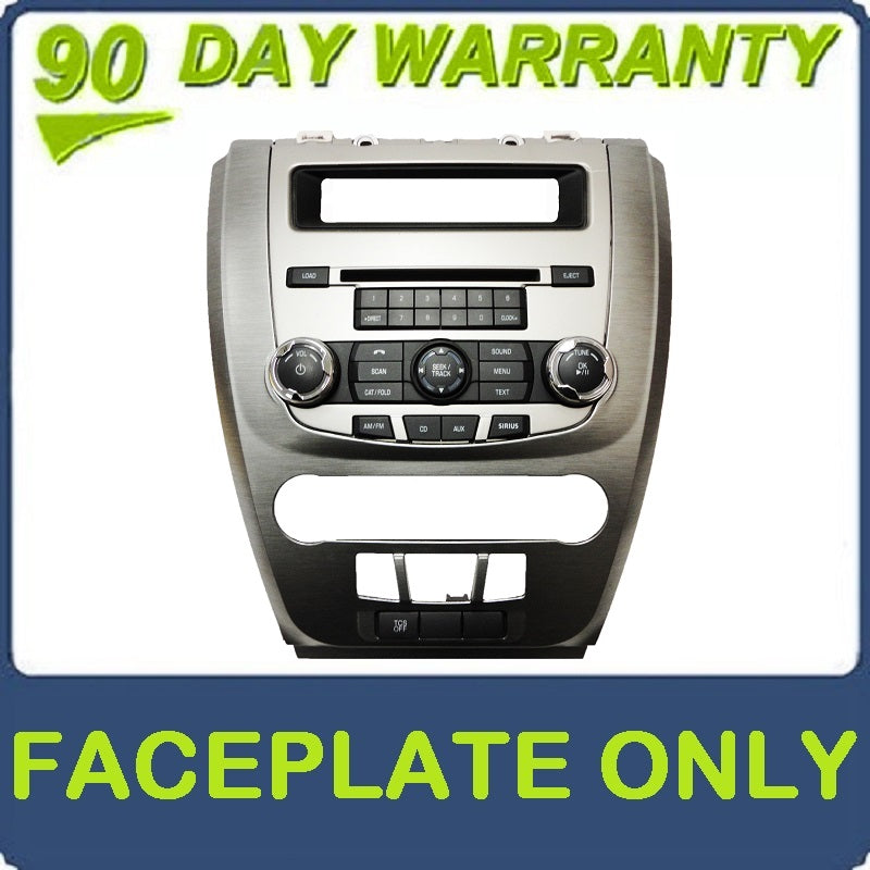 2010 2011 2012 FORD Fusion Mercury Milan DASH RADIO TRIM BEZEL 6CD Brushed Silver