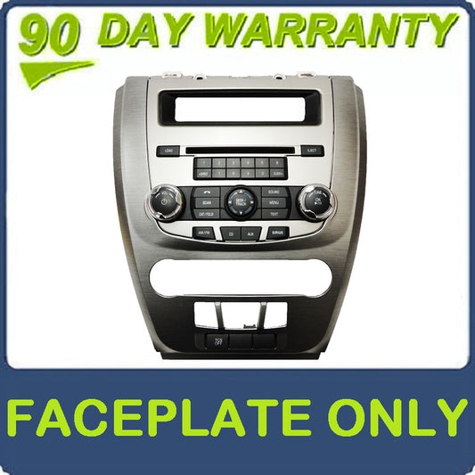 2010 2011 2012 FORD Fusion Mercury Milan DASH RADIO TRIM BEZEL 6CD Brushed Silver