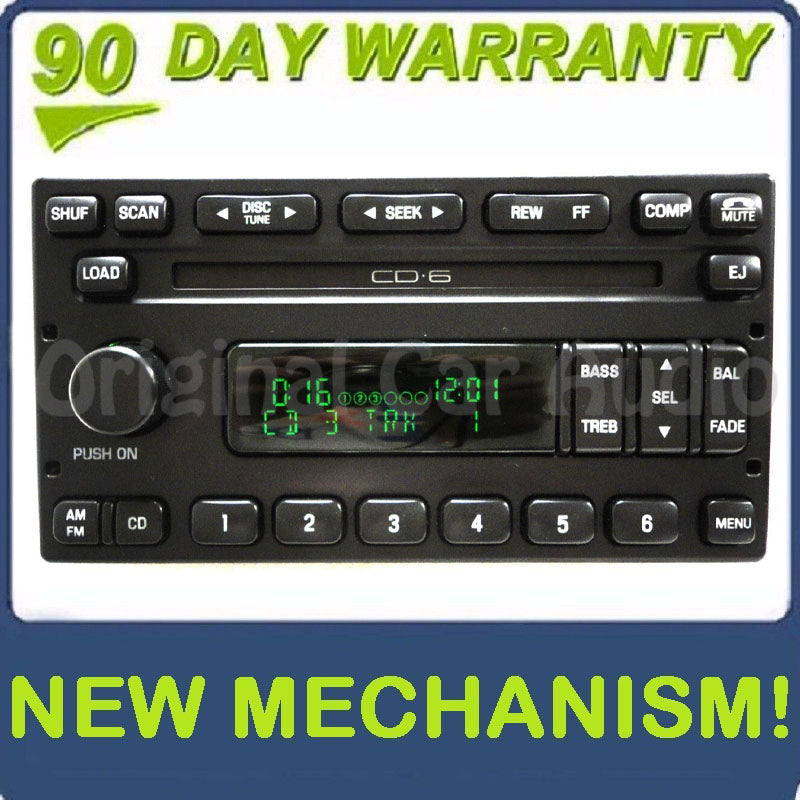 REMAN 1998 - 2005 Mercury Lincoln Ford OEM AM FM Radio 6 CD Changer Stereo Receiver