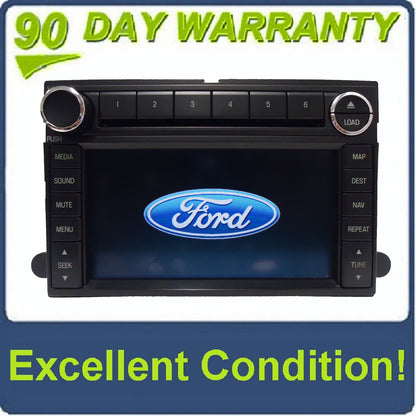 2006 - 2009 Ford Lincoln Mercury OEM Navigation Radio 6 Disc Changer AUX MP3 CD Player Receiver